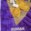 Midnight Majesty Tissue Zari Saree